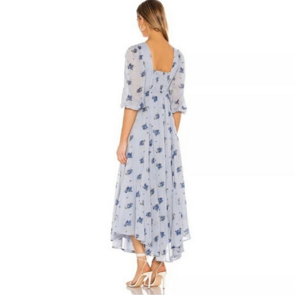 **1 Size 4 Left!!***Free People Sea Glass Midi Dress - 4 - Picture 6 of 15